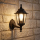 Black Wall Light E27 60W IP44 360mm Made in Italy Black Wall Light E27 60W IP44 360mm Made in Italy